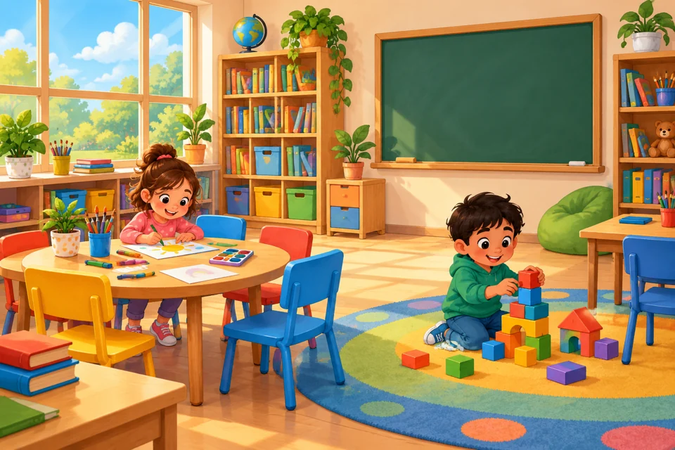 Our Colourful Classroom: colourful game scene