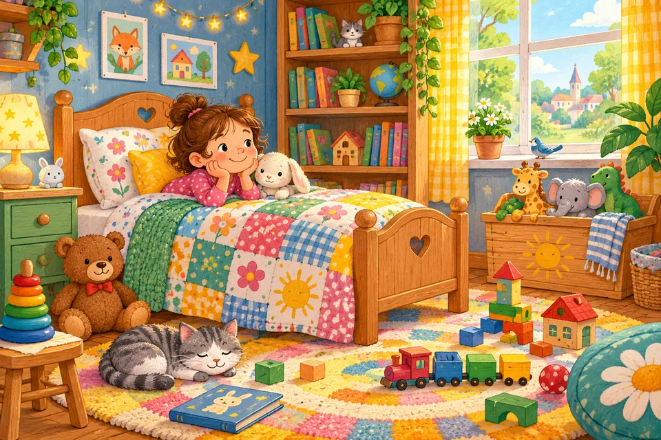 My Cosy Room: colourful illustrated puzzle